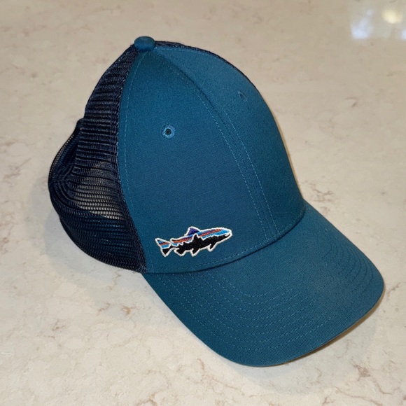 Patagonia Other - Patagonia Teal and Navy Trucker Hat